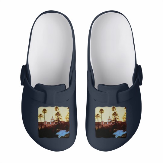 Discover Vintage The Eagles Concert Tour Slip On Clogs Hotel California