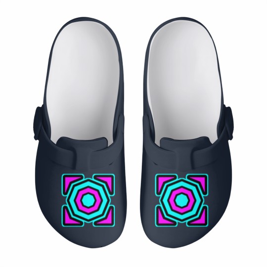 Discover Trusta cube Geometry Dash icon Slip On Clogs