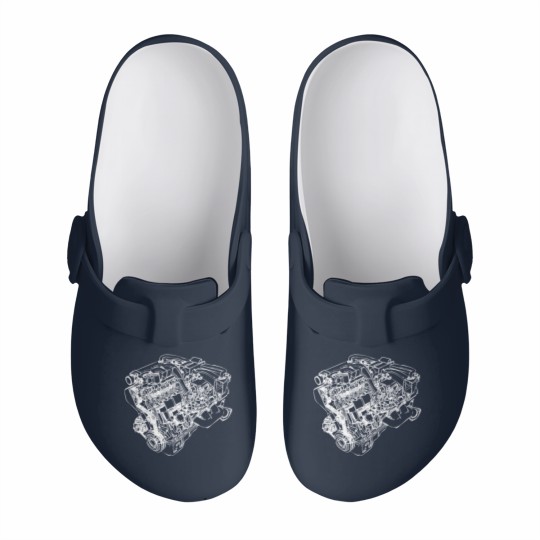 Discover Car Engine Slip On Clogs