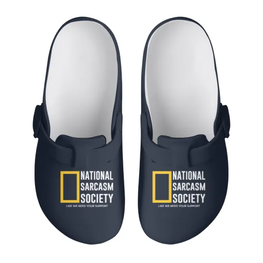 Discover national sarcasm society Slip On Clogs