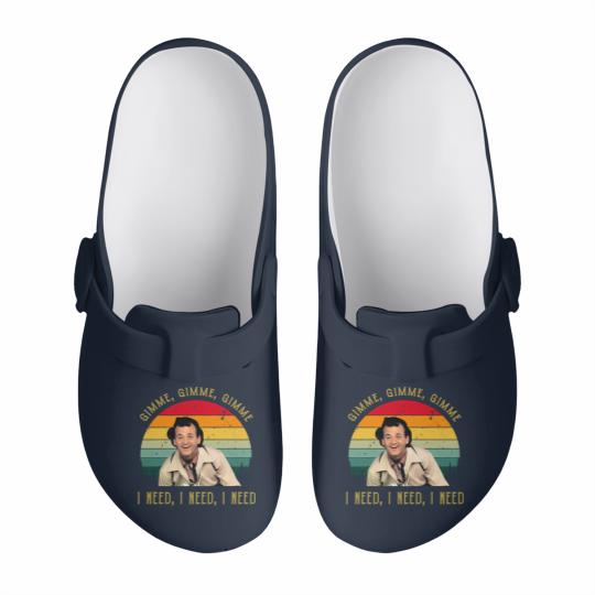 Discover Gimme Gimme Gimme I Need I Need bil mur What About Bob Slip On Clogs
