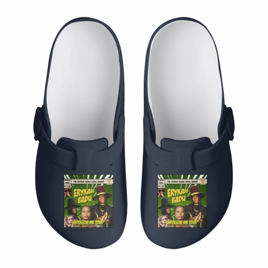 Discover Erykah Badu Comic Slip On Clogs, Erykah Badu Bootleg Slip On Clogs, Erykah Badu Slip On Clogs