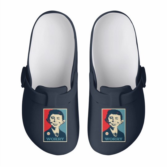 Discover WHAT ME WORRY Slip On Clogs