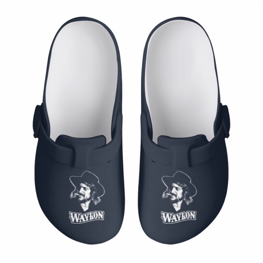 Discover Waylon Jennings Vintage Slip On Clogs, Waylon TOUR 1984 Vintage Slip On Clogs