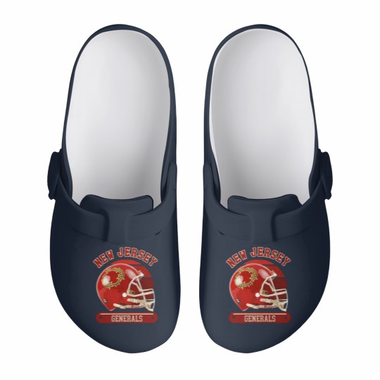 Discover New Jersey Generals Helmet - New Jersey Generals - Slip On Clogs