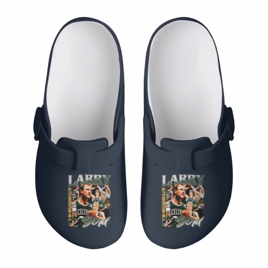 Discover Larry Bird Vintage Slip On Clogs, Larry Bird Fan Tees, Basketball Slip On Clogs