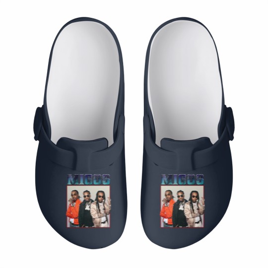 Discover Migos Vintage Raptee Slip On Clogs - Migos Slip On Clogs, Migos Tour, Takeoff Slip On Clogs, Music Slip On Clogs, Gift for Fan