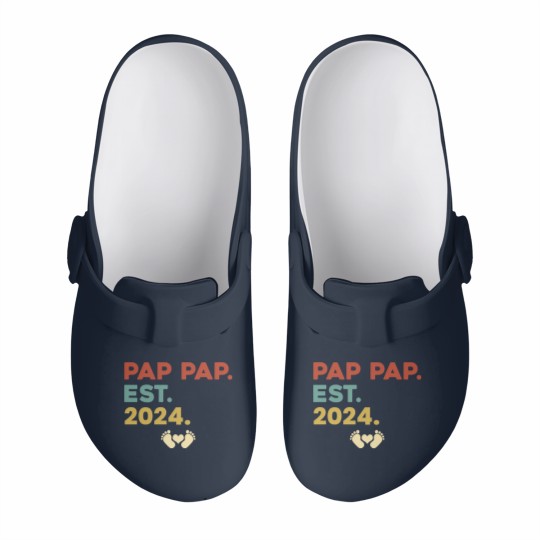 Discover Pap Pap Est 2023 Pap Pap To Be Established 2023 Slip On Clogs