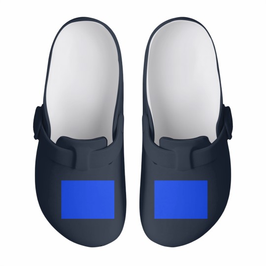 Discover "Blue Square" design Slip On Clogs