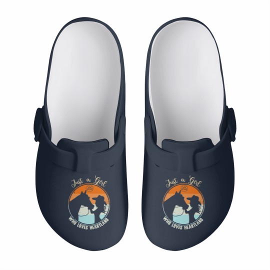 Discover heartland ranch, heartland, sunset, vintage, retro Slip On Clogs