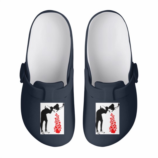 Discover Lovesick Street Art By Banksy - Street Art Work Graffiti - Artwork Design For Women Men Kids Poste Slip On Clogs