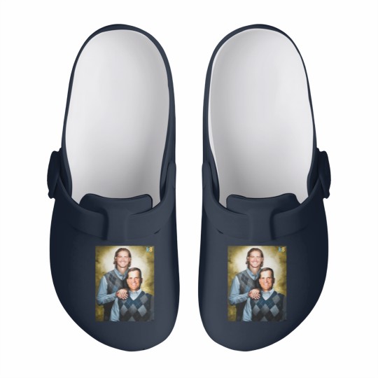 Discover Streetwear - Football Justin Herbert and Jim Harbaugh Slip On Clogs
