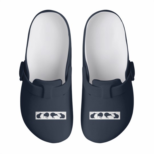 Discover Kiwi Bird Silhouettes New Zealand Animal Slip On Clogs