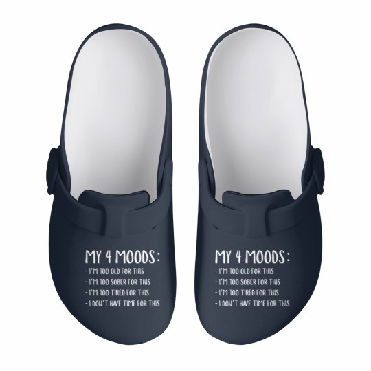 Discover My 4 Moods Slip On Clogs
