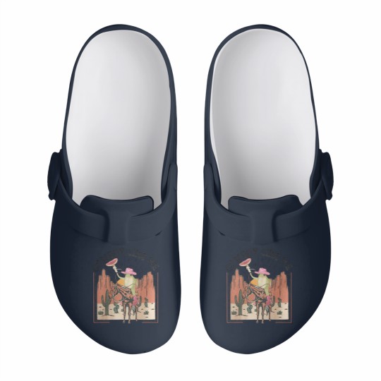 Discover You're a cowboy like me Slip On Clogs, Cowboy Frog Slip On Clogs