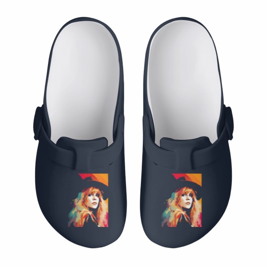 Discover Stevie Nicks WPAP Slip On Clogs