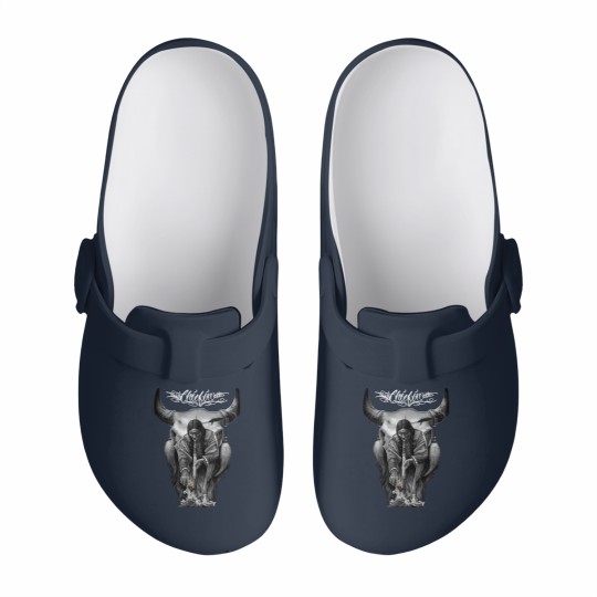 Discover david gonzales art chiefin Slip On Clogs