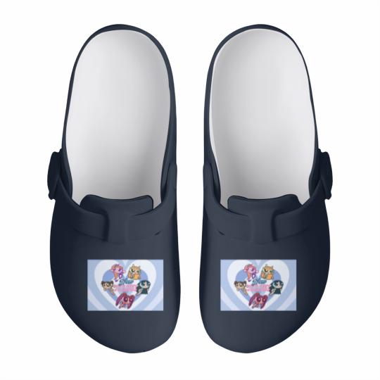 Discover NewJeans Powerpuff Girls Heart Slip On Clogs