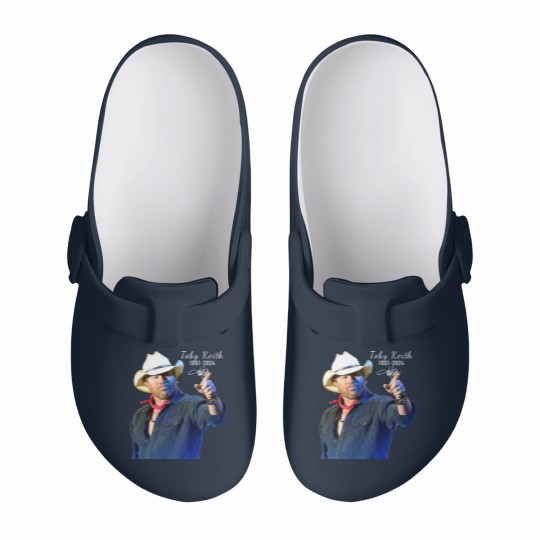 Discover RIP Toby Keith 1961-2024 Signatures Slip On Clogs for Men Women