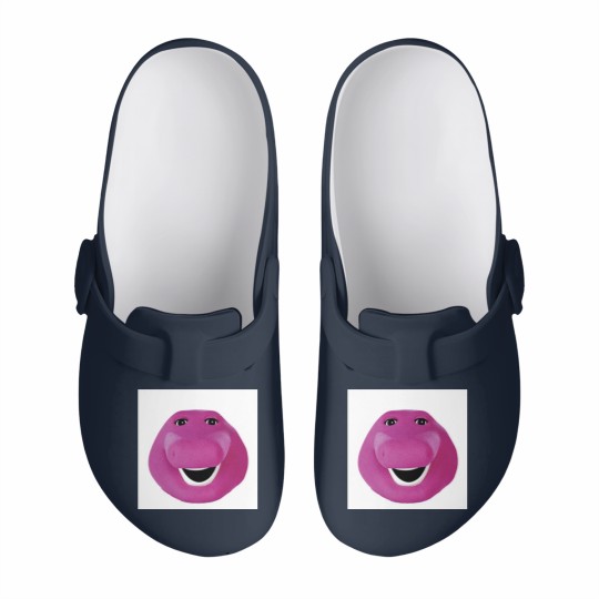 Discover Barney Face Slip On Clogs