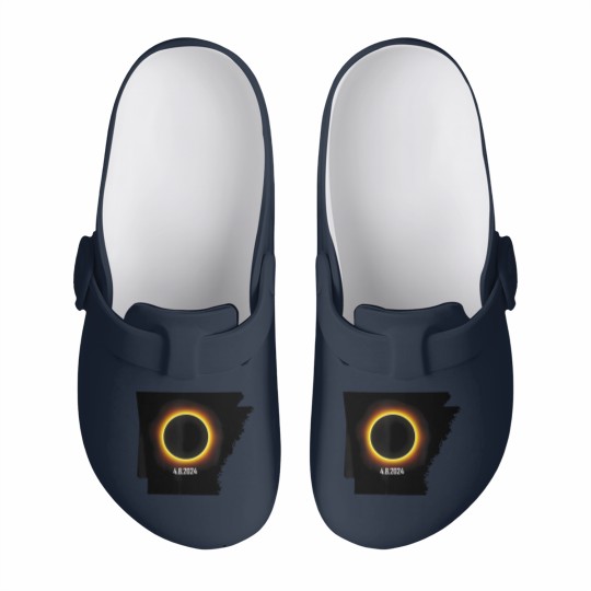 Discover arkansas solar eclipse 2024 t Slip On Clogs