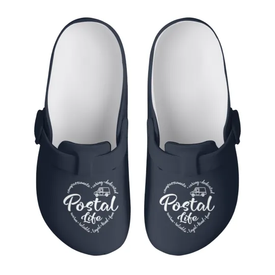 Discover Postal Life Slip On Clogs, Postal Worker Slip On Clogs, Mail Carrier Slip On Clogs, Post Office Slip On Clogs