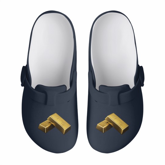 Discover Shiny Gold Slip On Clogs
