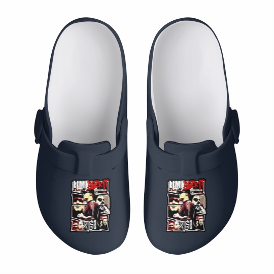 Discover Limp Bizkit Slip On Clogs, Vintage Limp Bizkit Gold Cobra Slip On Clogs, Limp Bizkit Slip On Clogs For Fans, Limp Bizkit Graphic Slip On Clogs, Limp Bizkit Rock Band Slip On Clogs