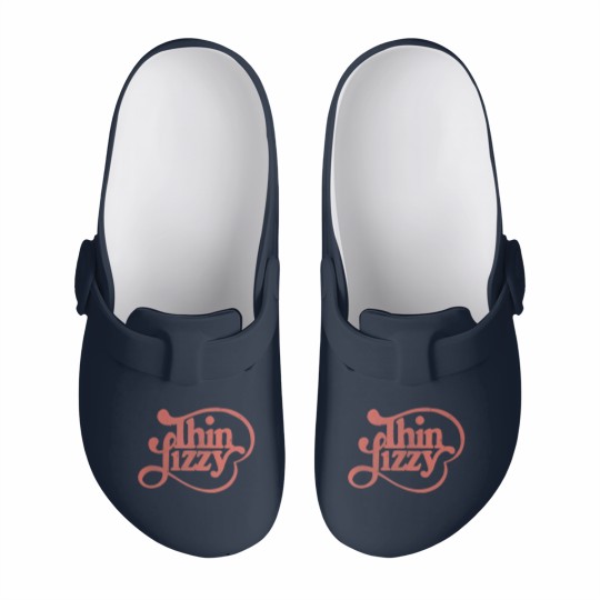 Discover Thin Lizzy First Logo Slip On Clogs - Vintage Style Slip On Clogs - Retro 1970s Band Unisex Slip On Clogs