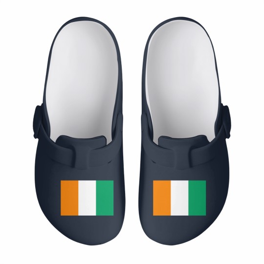 Discover Ivory Coast Flag Slip On Clogs
