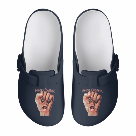 Discover Alice Cooper Tour Rock Music Slip On Clogs, Alice Cooper, Raise Your Fist and Yell Slip On Clogs