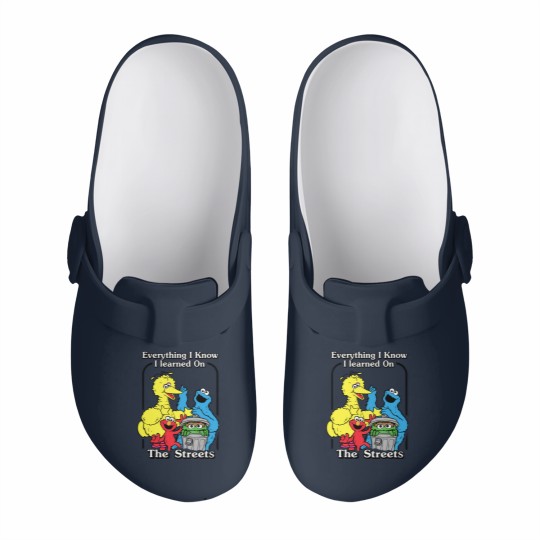 Discover everything i know i learned on the streets funny men women t Slip On Clogs