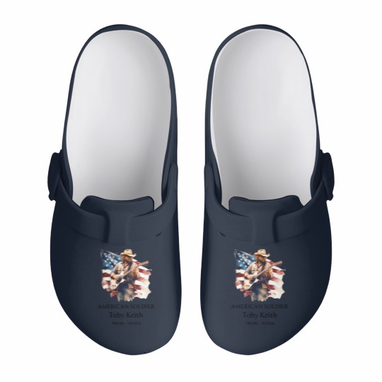 Discover Toby Keith American soldier Slip On Clogs
