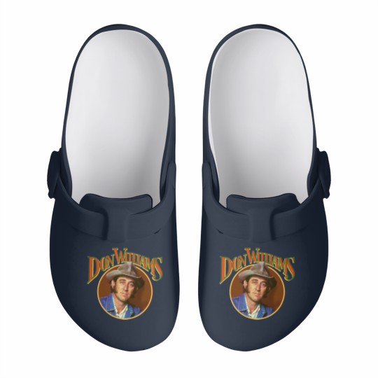 Discover Don Williams Retro Vintage Slip On Clogs, Don Williams Slip On Clogs