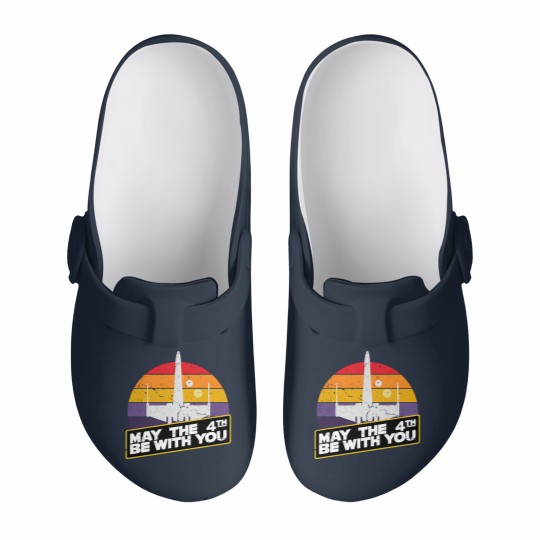 Discover May the 4th be with you, my the fourth be with you Slip On Clogs