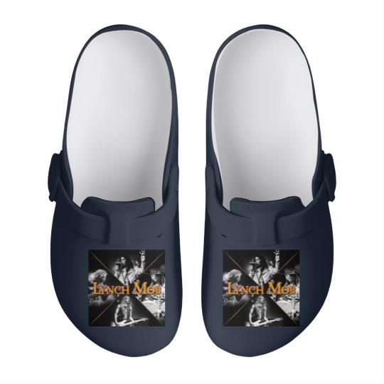 Discover Lynch Mob World Tour Slip On Clogs, Vintage Lynch Mob Band Slip On Clogs, Retro Lynch Mob Band Slip On Clogs