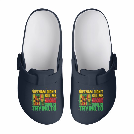 Discover Vietnam Veterans Day Orange Agent Victims Retired Soldiers Slip On Clogs