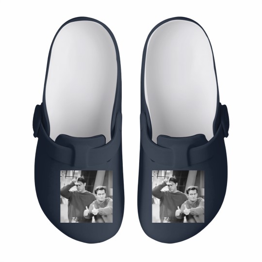 Discover Chand.ler Retro Friends Slip On Clogs , Chand.ler Bing graphic Slip On Clogs