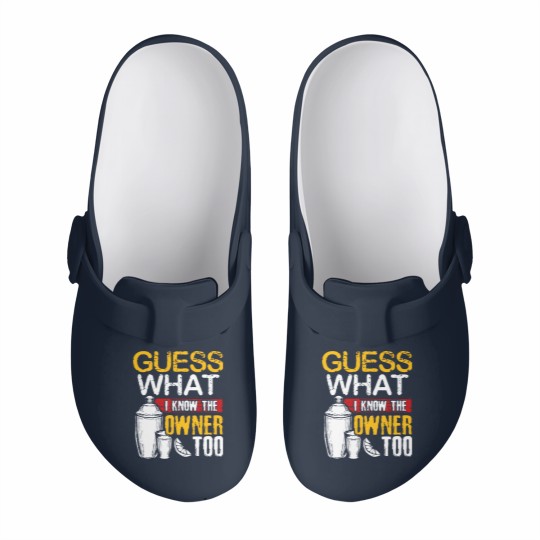 Discover Guess What I Know The Owner Too Waitress Slip On Clogs