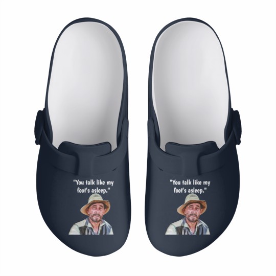 Discover Vintage TV Westerns Festus Gunsmoke "You Talk Like My Foot's Asleep"  Slip On Clogs Slip On Clogs