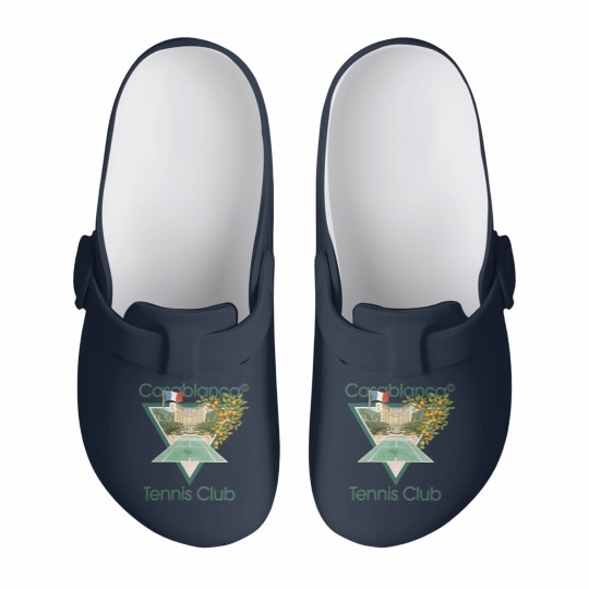 Discover Vintage Casablanca Tennis Club Slip On Clogs