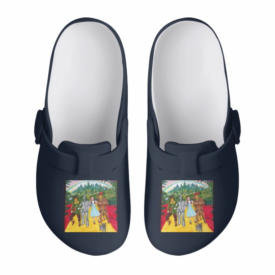 Discover Wizard Of Oz- Yellow Brick Road Graphic  Dress Slip On Clogs