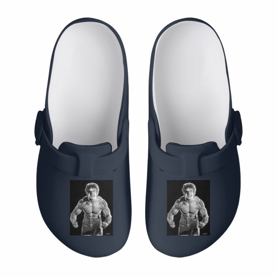 Discover Incredible Hulk watercolour painting Slip On Clogs