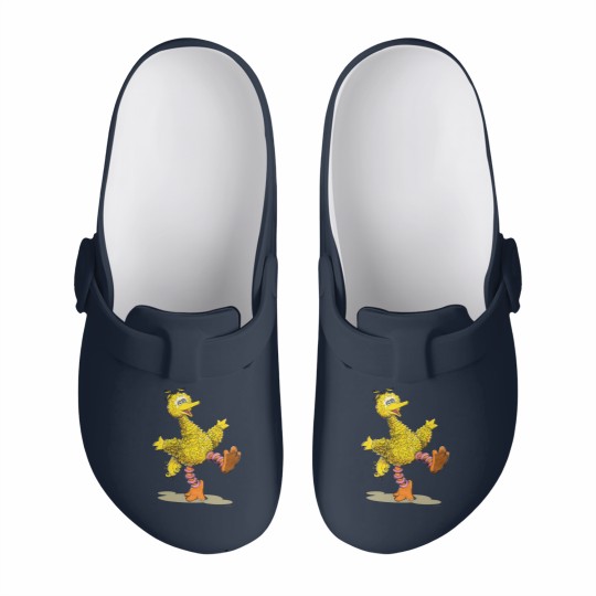 Discover Retro Art Big Bird Slip On Clogs