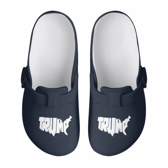 Discover Trump Slip On Clogs, FJB , President Trump Slip On Clogs, Trump USA Map Slip On Clogs, Trump Flag, Trump Flag Slip On Clogs