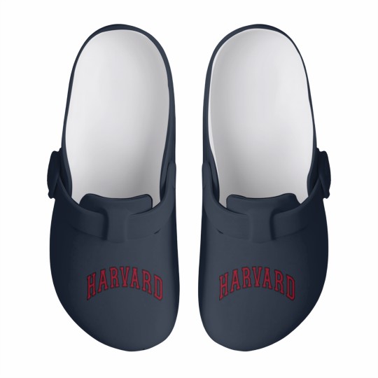 Discover Get Here Harvard University Slip On Clogs - Arched Block - Officially Licensed Slip On Clogs