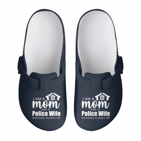 Discover Police girlfriend police wife Slip On Clogs police wife Slip On Clogs
