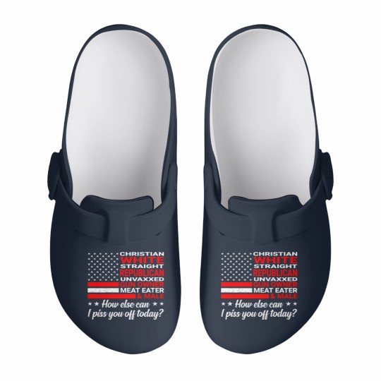 Discover Christian White Straight Republican Unvaxxed (On Slip On Clogs