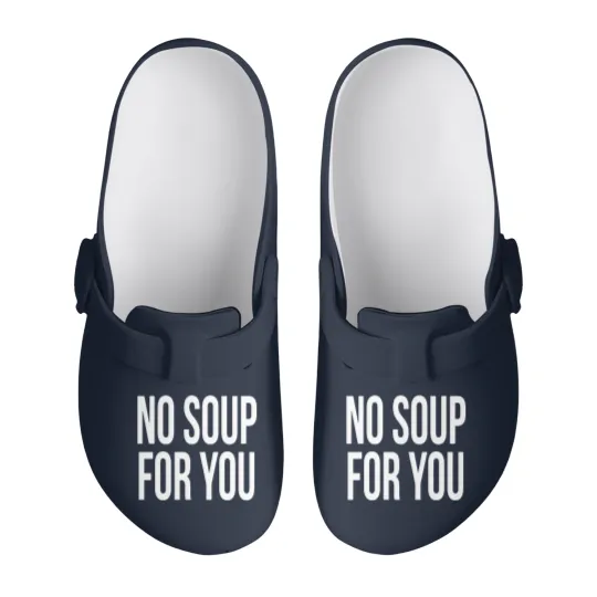 Discover No Soup For You Slip On Clogs