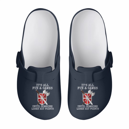 Discover Funny Live Action Role Play Design Slip On Clogs